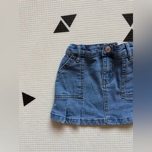 Baby girl/toddler|Blue Denim pleated Skirt for kids,boho closet staple size 4t•